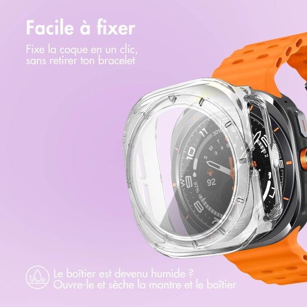imoshion Coque rigide à couverture complète Samsung Galaxy Watch Ultra (2024/2025) - Transparent