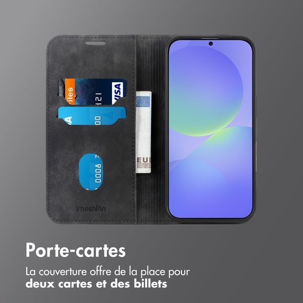 imoshion Étui de téléphone portefeuille Slim Samsung Galaxy A37 (5G) - Noir