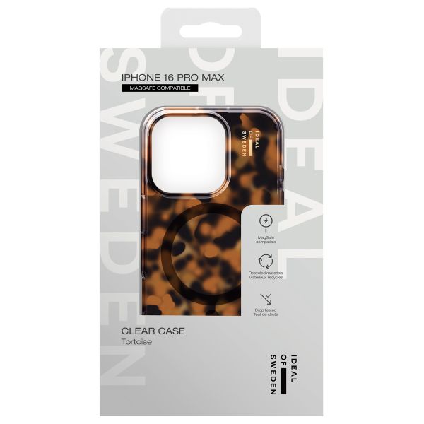 iDeal of Sweden Coque Clear MagSafe Apple iPhone 16 Pro Max - Tortoise