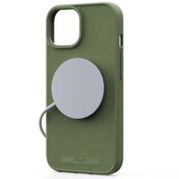 Njorð Collections Coque daim Comfort+ MagSafe iPhone 15 - Olive