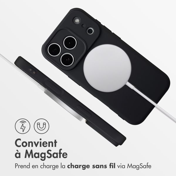 imoshion Coque Couleur avec MagSafe Apple iPhone 17 Pro Max - Noir