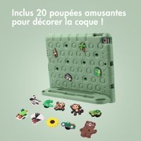 imoshion Coque kidsproof avec poupées amovibles Apple iPad 9 (2021) 10.2 pouces / iPad 8 (2020) 10.2 pouces / iPad 7 (2019) 10.2 pouces - Olive Green