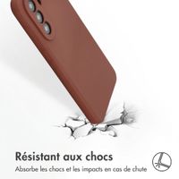 Accezz Coque Liquid Silicone Samsung Galaxy A57 (5G) - New Tea Brown