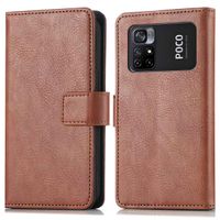 imoshion Étui de télephone portefeuille Xiaomi Poco M4 Pro 5G - Marron