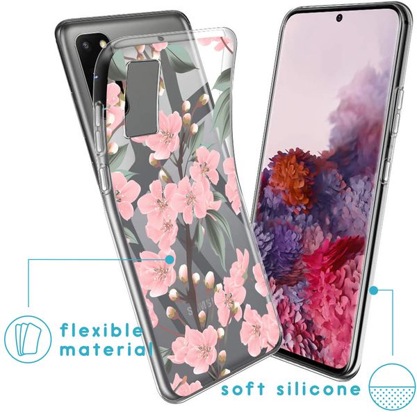 imoshion Coque Design Samsung Galaxy S20 - Cherry Blossom