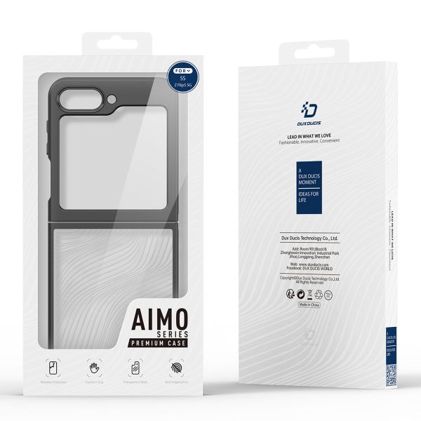 Dux Ducis Coque arrière Aimo Samsung Galaxy Z Flip 5 - Transparent