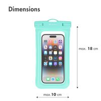 imoshion Pochette étanche universelle - Étui étanche pour téléphone - Turquoise