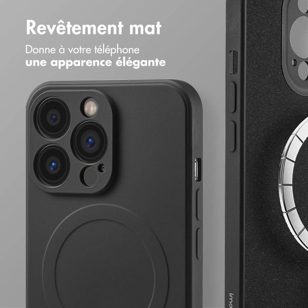 imoshion Coque Couleur avec MagSafe iPhone 13 Pro - Noir