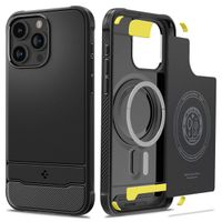 Spigen Coque Rugged Armor MagSafe Apple iPhone 15 Pro - Noir