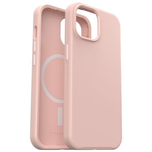 OtterBox Coque Symmetry MagSafe iPhone 15 / 14 / 13 - Ballet Shoes Rose