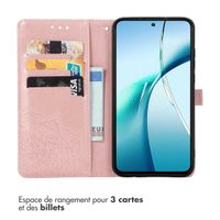 imoshion Etui de télephone Mandala Oppo A5 5G (2025) - Rose Doré