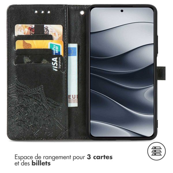 imoshion Etui de téléphone portefeuille Xiaomi Redmi Note 14 5G - Noir