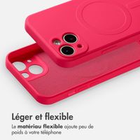 imoshion Coque Couleur avec MagSafe Apple iPhone 15 - Neon Pink