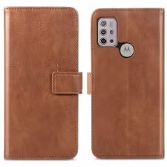 imoshion Étui de télephone portefeuille de luxe Motorola Moto G30 / G20 / G10 (Power) - Marron