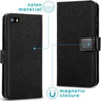 imoshion Étui de téléphone portefeuille Canvas Luxe iPhone SE / 5/5s