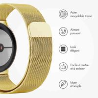 imoshion Bracelet magnétique milanais Google Pixel Watch / Watch 2 / Watch 3 / Watch 4 (41 mm) - Doré