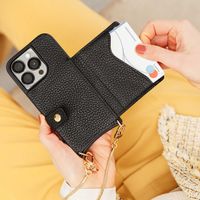 Dutchies Coque MagSafe avec porte-cartes Apple iPhone 13 Pro Max - Noir