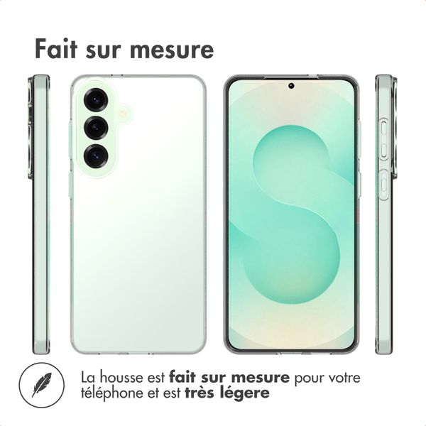 Accezz Coque Clear Samsung Galaxy S26 Plus - Transparent