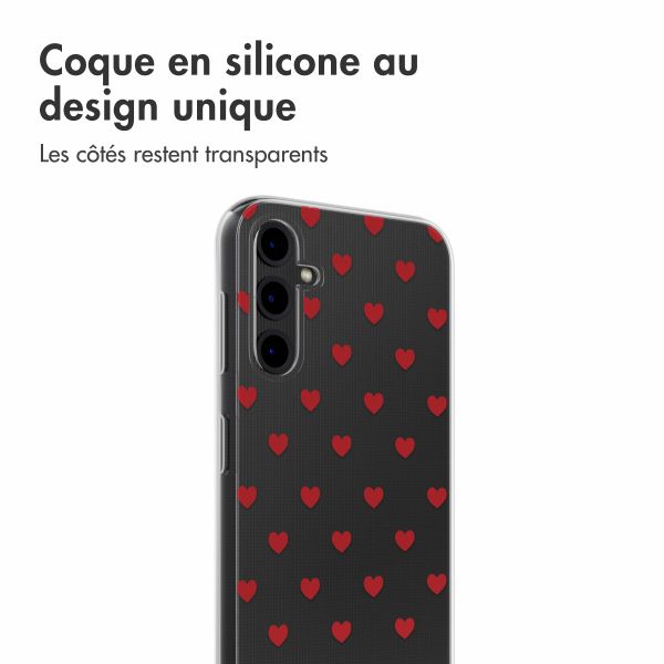 imoshion Coque Design Samsung Galaxy A14 (5G/4G) - Red Hearts