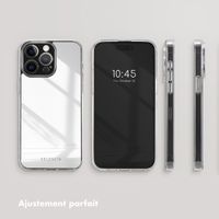 Selencia Coque Mirror iPhone 15 Pro Max - Coque avec miroir - Argent