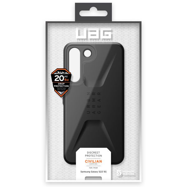 UAG Coque Civilian Samsung Galaxy S22 - Black