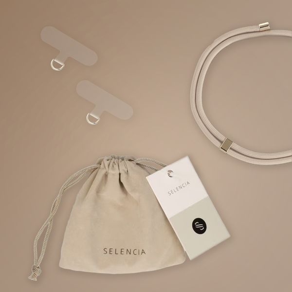 Selencia Cordon de téléphone universel - Beige
