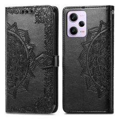 imoshion Etui de téléphone portefeuille Mandala Xiaomi Redmi Note 12 Pro - Noir