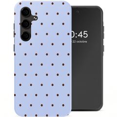 Selencia Coque arrière Vivid Samsung Galaxy S24 FE - Happy Dots Digital Sky