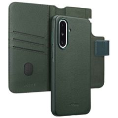 Accezz Étui de télephone portefeuille en cuir 2-en-1 avec MagSafe Samsung Galaxy A36 / A56 - Cedar Green