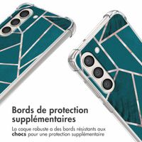 imoshion Coque Design avec cordon Samsung Galaxy S23 - Petrol Green Graphic