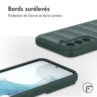 imoshion Coque arrière EasyGrip Samsung Galaxy S22 - Vert foncé