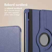 imoshion Coque tablette rotatif à 360° Samsung Galaxy Tab S6 - Bleu foncé