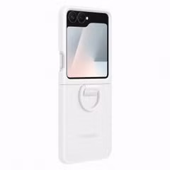 Samsung Original Coque en silicone Ring Samsung Galaxy Z Flip 6 / Flip 7 FE - White