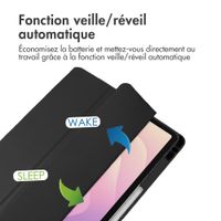 imoshion Coque tablette rigide Trifold Samsung Galaxy Tab S11 - Noir