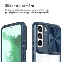 imoshion Coque arrière Camslider Samsung Galaxy S22 - Bleu foncé