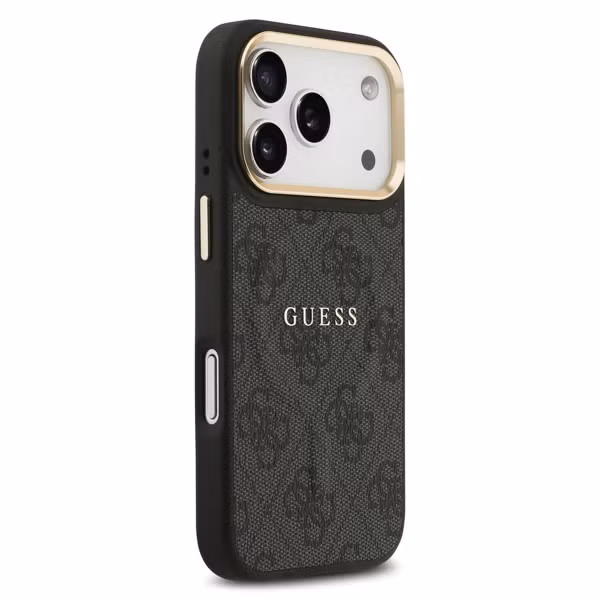 Guess Coque MagSafe Classic avec logo 4G Apple iPhone 17 Pro - Noir