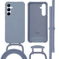 imoshion Coque de couleur avec cordon amovible Samsung Galaxy A55 - Ash Blue