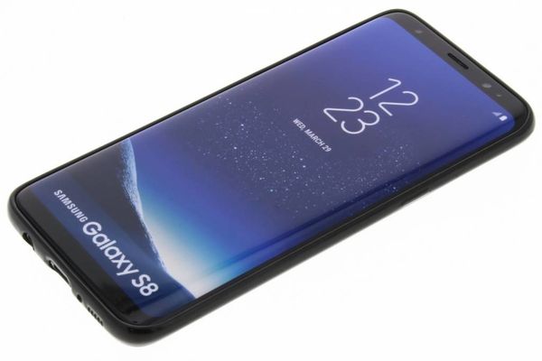 Coque silicone Carbon Samsung Galaxy S8 - Noir