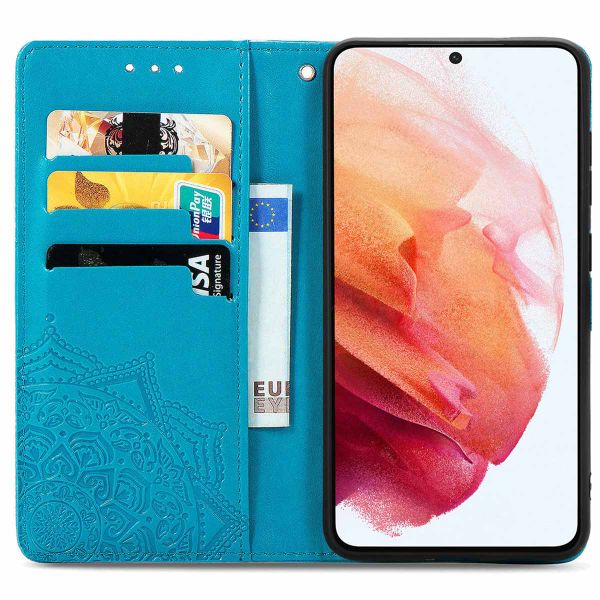 imoshion Etui de télephone Mandala Samsung Galaxy S21 FE - Turquoise