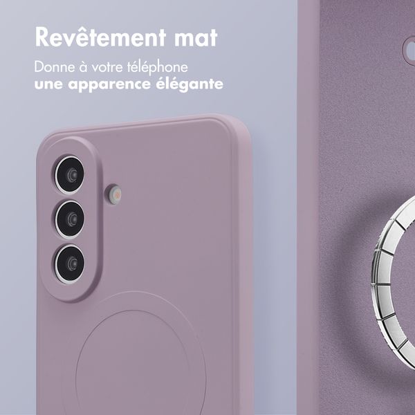 imoshion Coque Couleur avec MagSafe Samsung Galaxy A57 (5G) - Violet