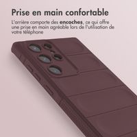 imoshion Coque arrière EasyGrip Samsung Galaxy S22 Ultra - Aubergine