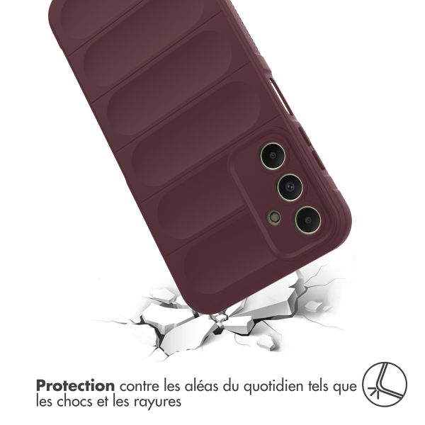 imoshion Coque arrière EasyGrip Samsung Galaxy A15 (5G/4G) - Aubergine