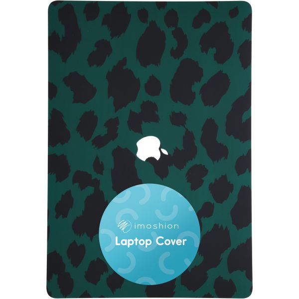 imoshion Coque Design Laptop pour MacBook Pro 16 pouces (2021) / Pro 16 pouces (2023) M3 chip - A2485 / A2780 / A2991 / A3186 / A3403 - Green Leopard