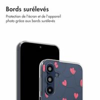 imoshion Coque design pour Samsung Galaxy A16 - Dusty Rose Connected Hearts