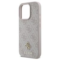 Guess Coque 4G Metal Logo MagSafe Apple iPhone 16 Pro Max - Rose