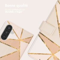 imoshion Étui de télephone portefeuille Design Samsung Galaxy A36 - Beige Graphic