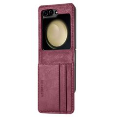 imoshion Étui de télephone portefeuille Luxe Samsung Galaxy Z Flip 6 - Bordeaux