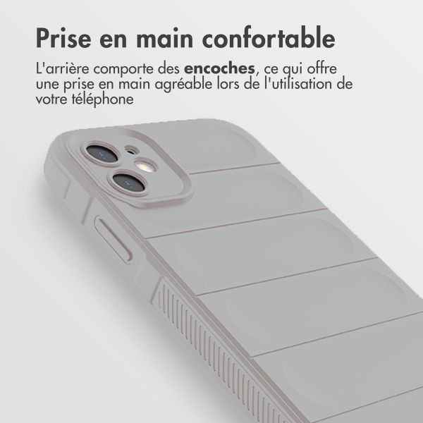 imoshion Coque arrière EasyGrip iPhone 11 - Gris