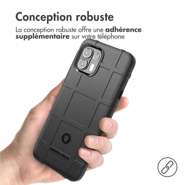 imoshion Coque Rugged Shield Motorola Edge 20 Lite - Noir