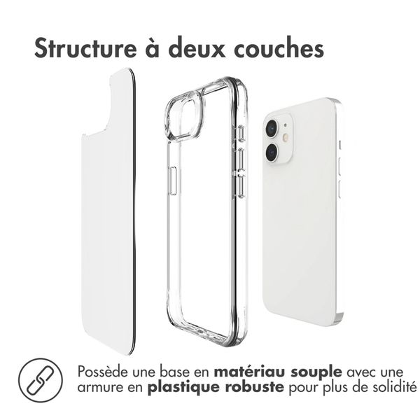 imoshion Coque Rugged Air Apple iPhone 17e / 16e - Transparent